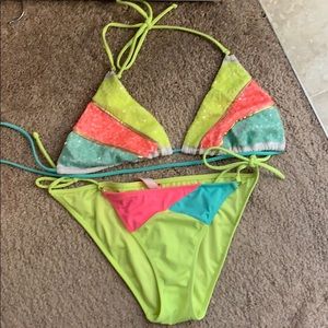 Sold Victoria secret neon bikini